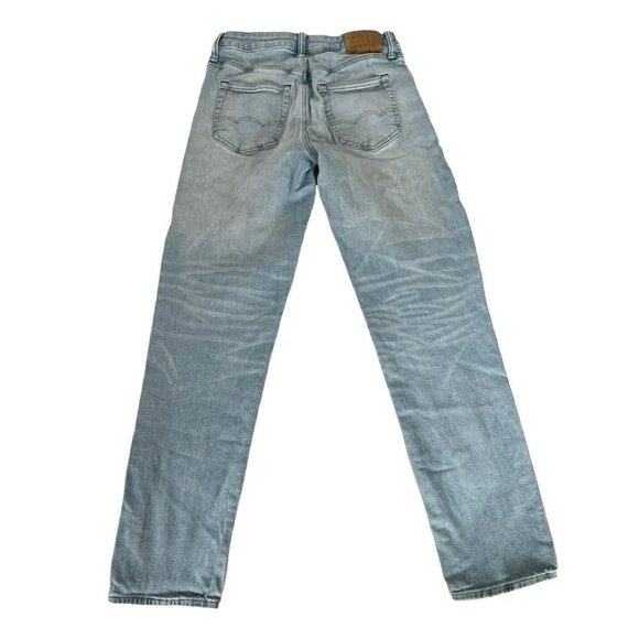 American Eagle Mens Sz 29 x 30.5 Athletic Airflex Light Wash Straight Leg Jeans - Picture 3 of 10